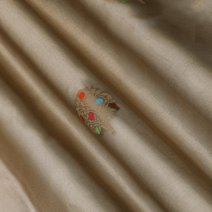 Pure Tissue Meena Brocade Lightweight Fabric