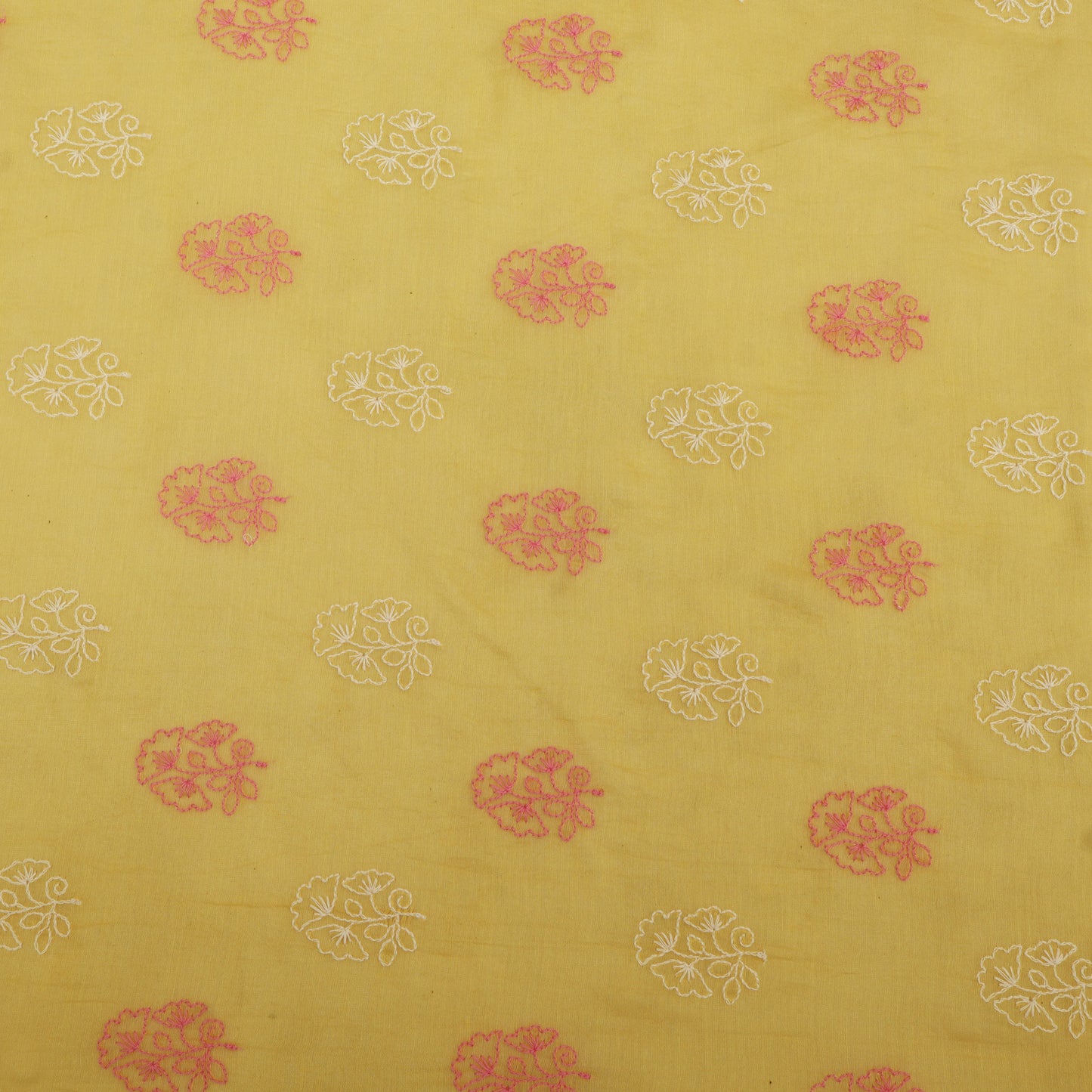 Chanderi Embroidery Fabric