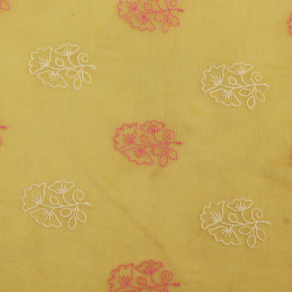 Chanderi Embroidery Fabric