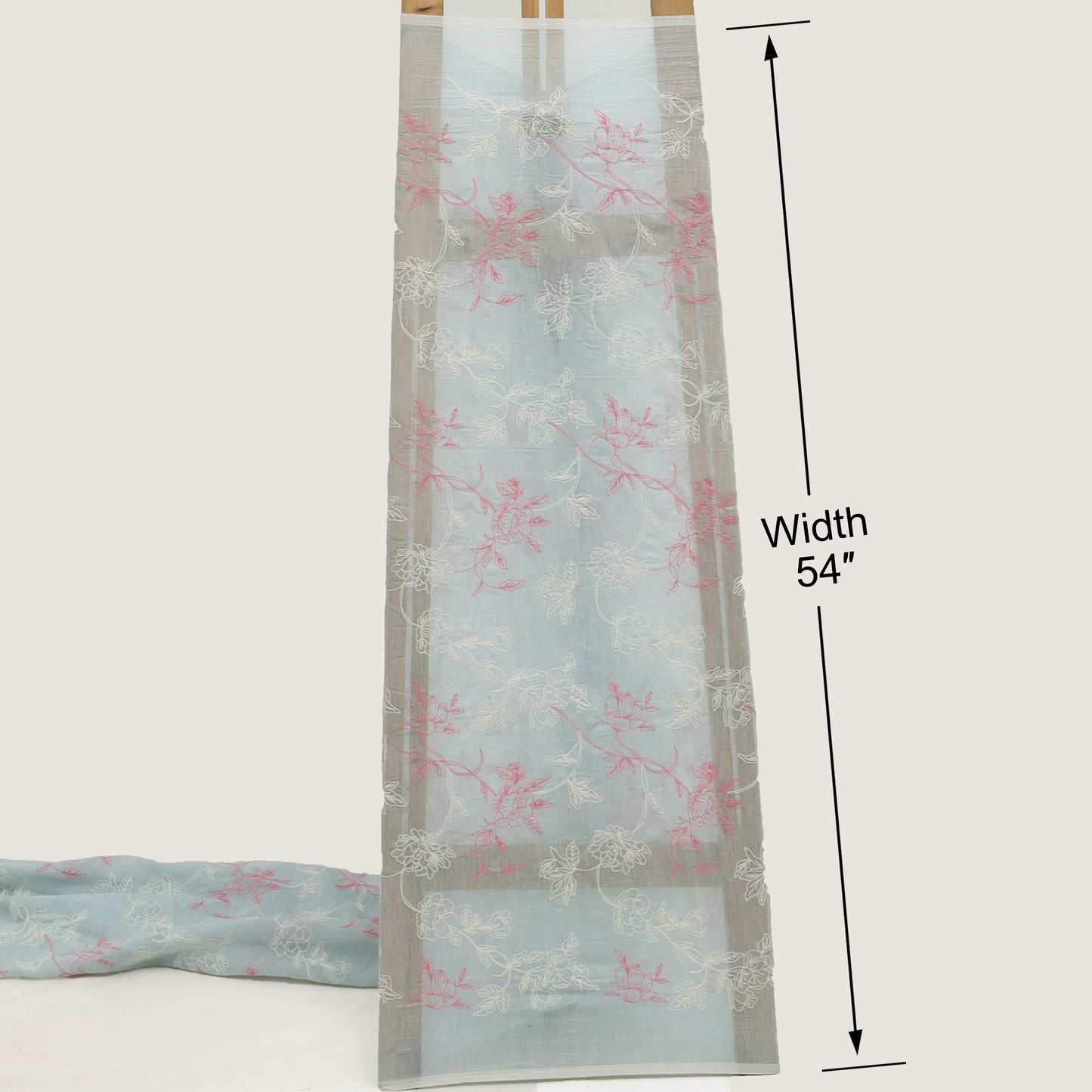 Chanderi Embroidery Fabric