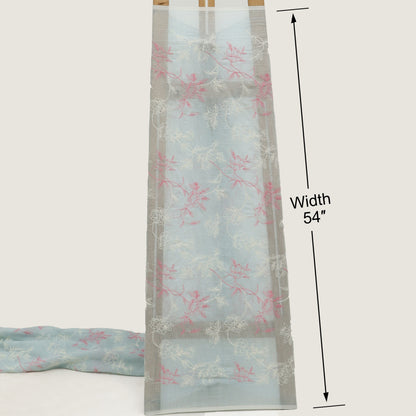 Chanderi Embroidery Fabric