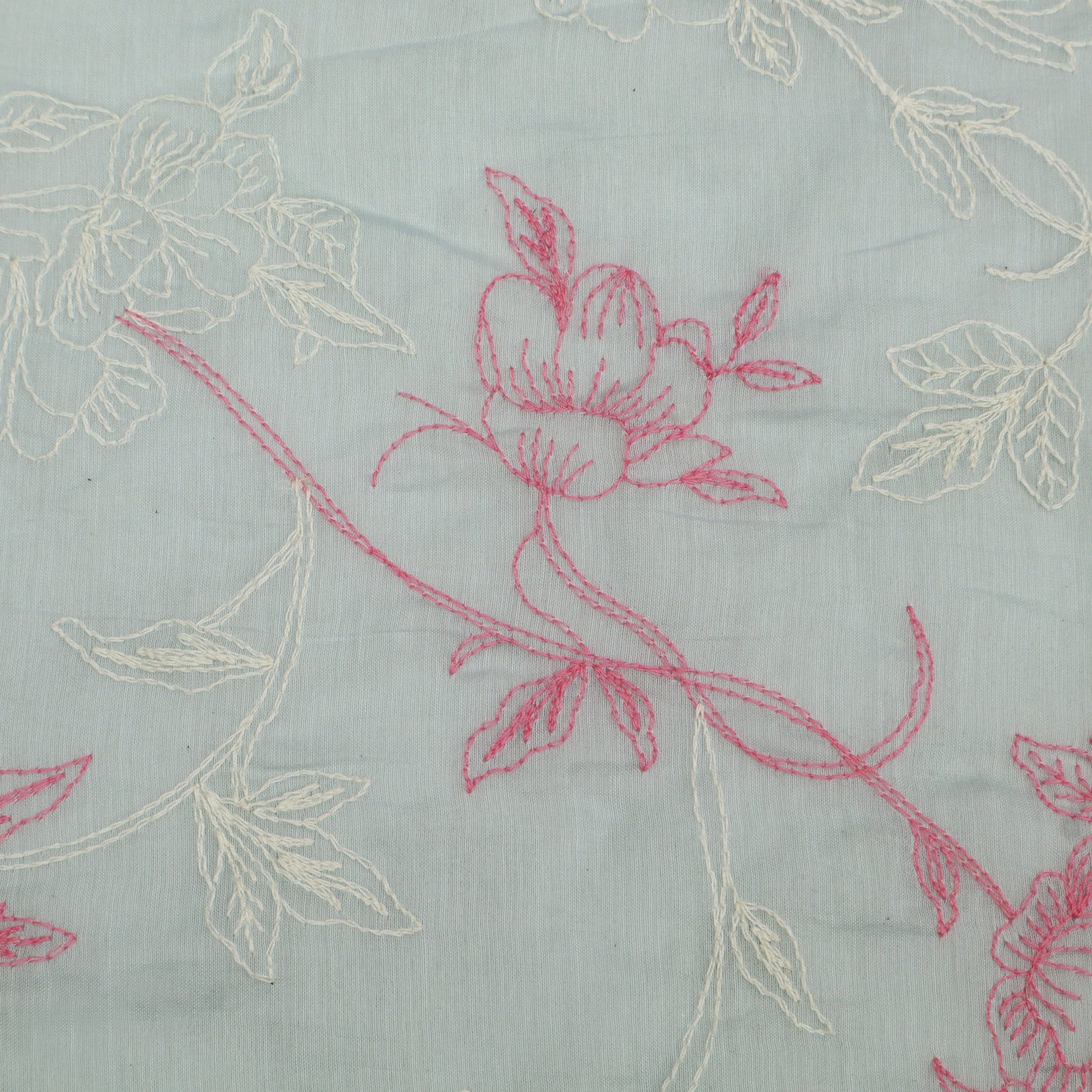 Chanderi Embroidery Fabric