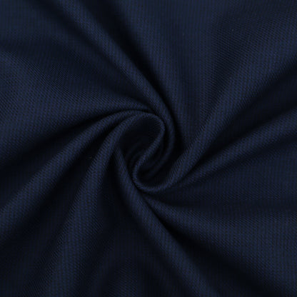 Navy Blue Color Pashmina Check Fabric