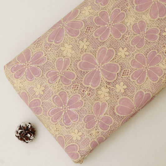 Crepe Embroidery Fabric