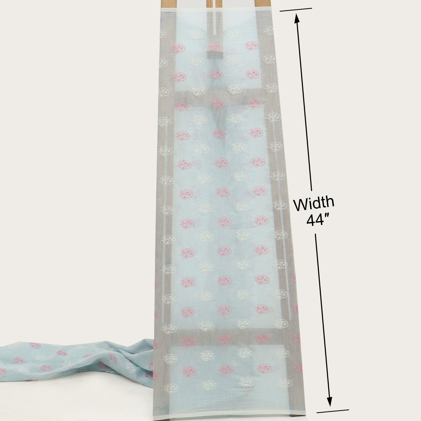 Chanderi Embroidery Fabric