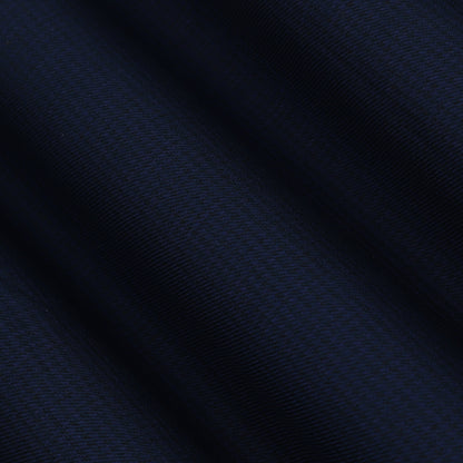 Navy Blue Color Pashmina Check Fabric