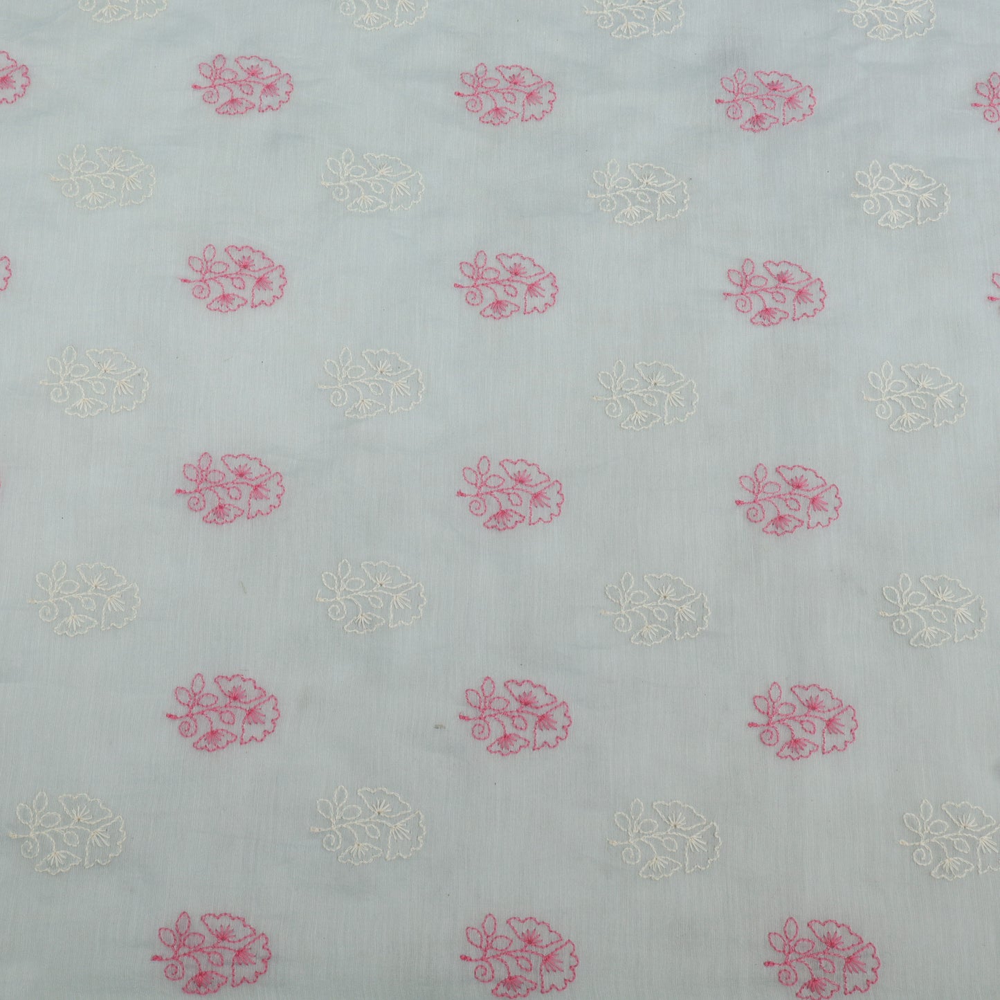 Chanderi Embroidery Fabric