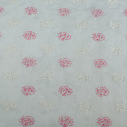Chanderi Embroidery Fabric