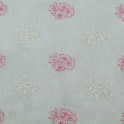 Chanderi Embroidery Fabric