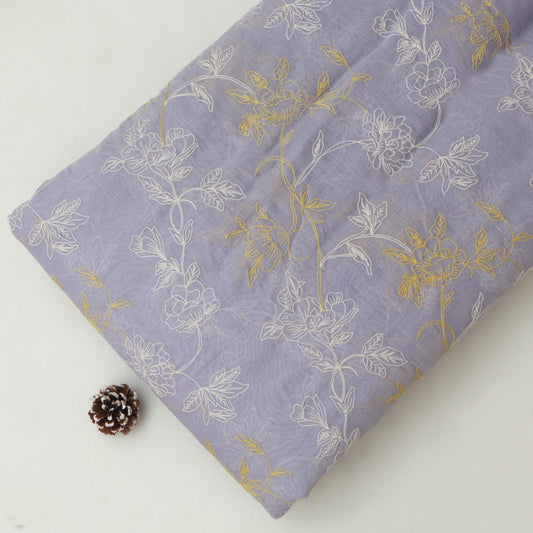Chanderi Embroidery Fabric