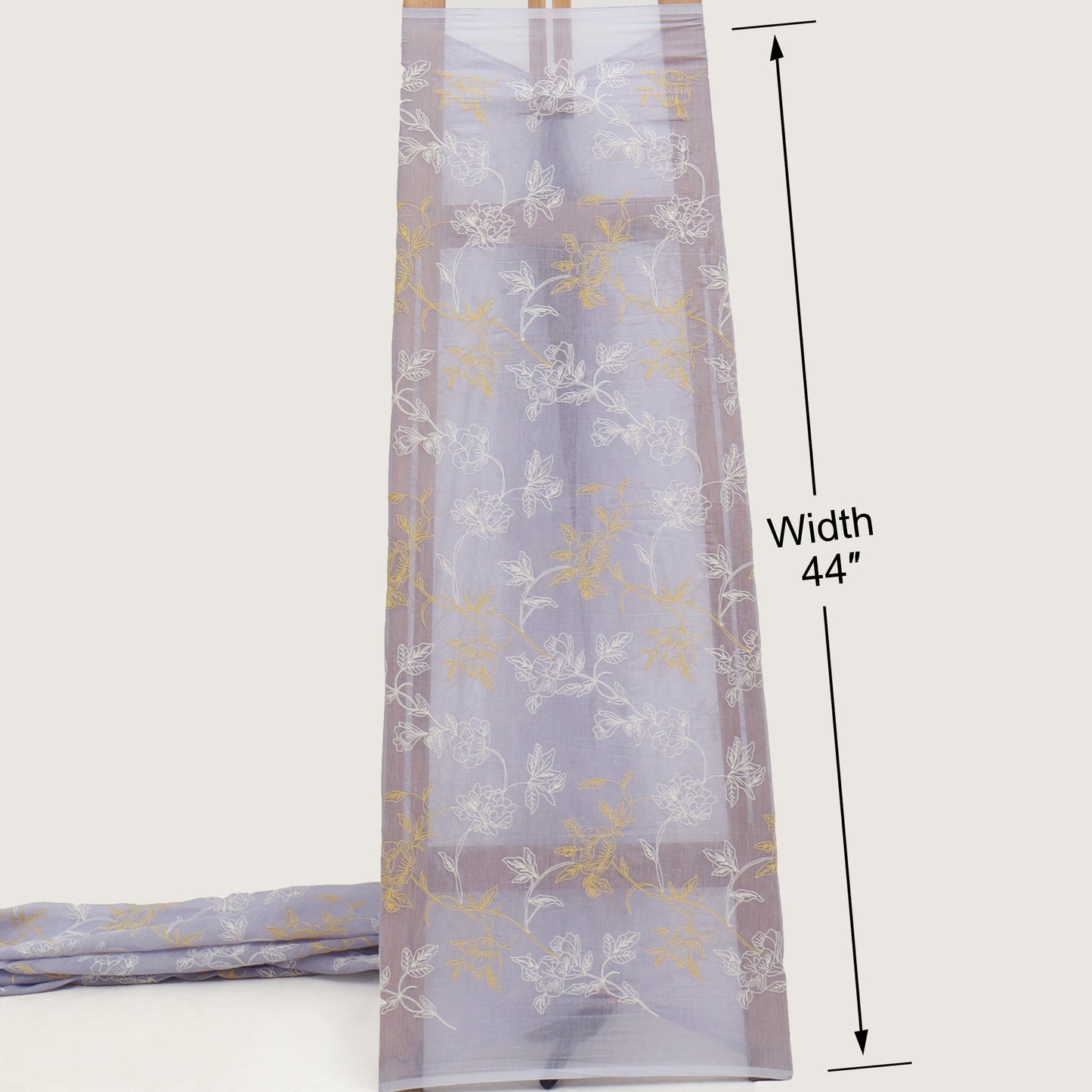 Chanderi Embroidery Fabric