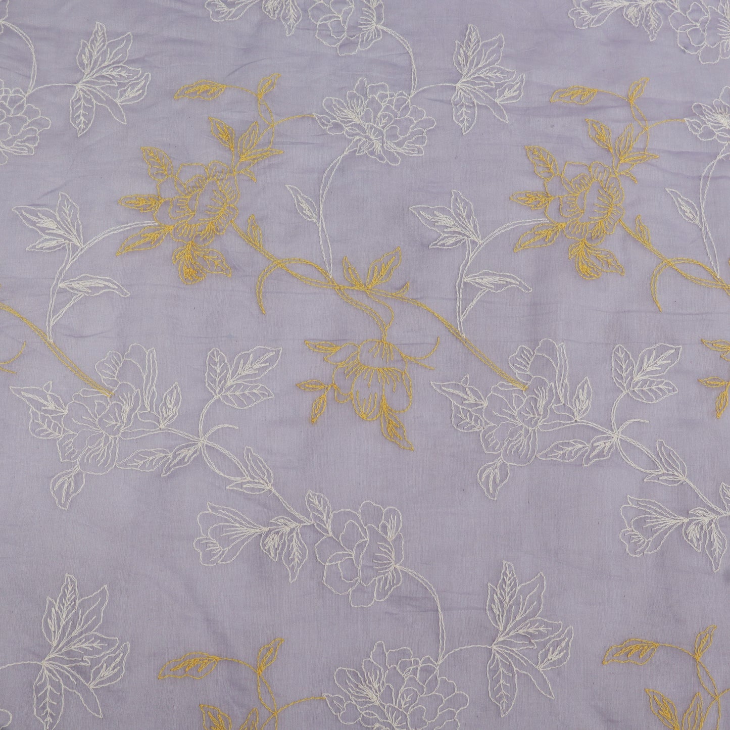 Chanderi Embroidery Fabric