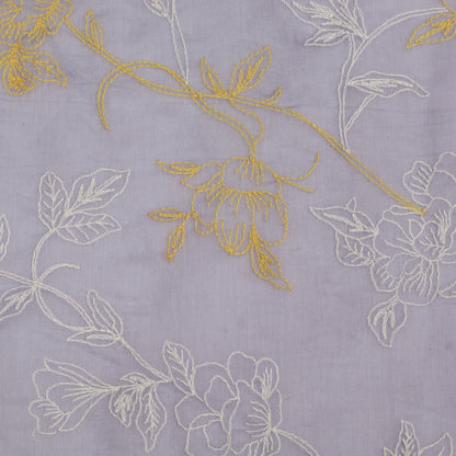 Chanderi Embroidery Fabric