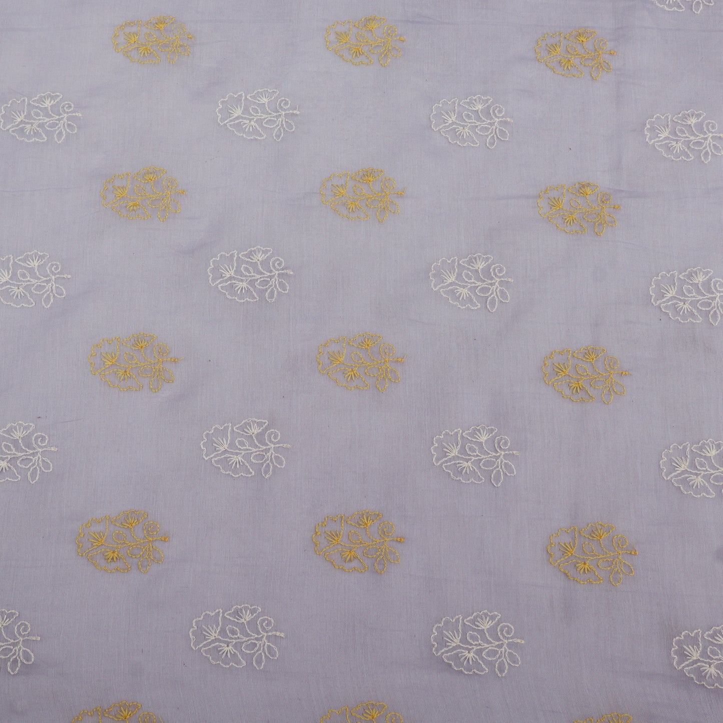 Chanderi Embroidery Fabric