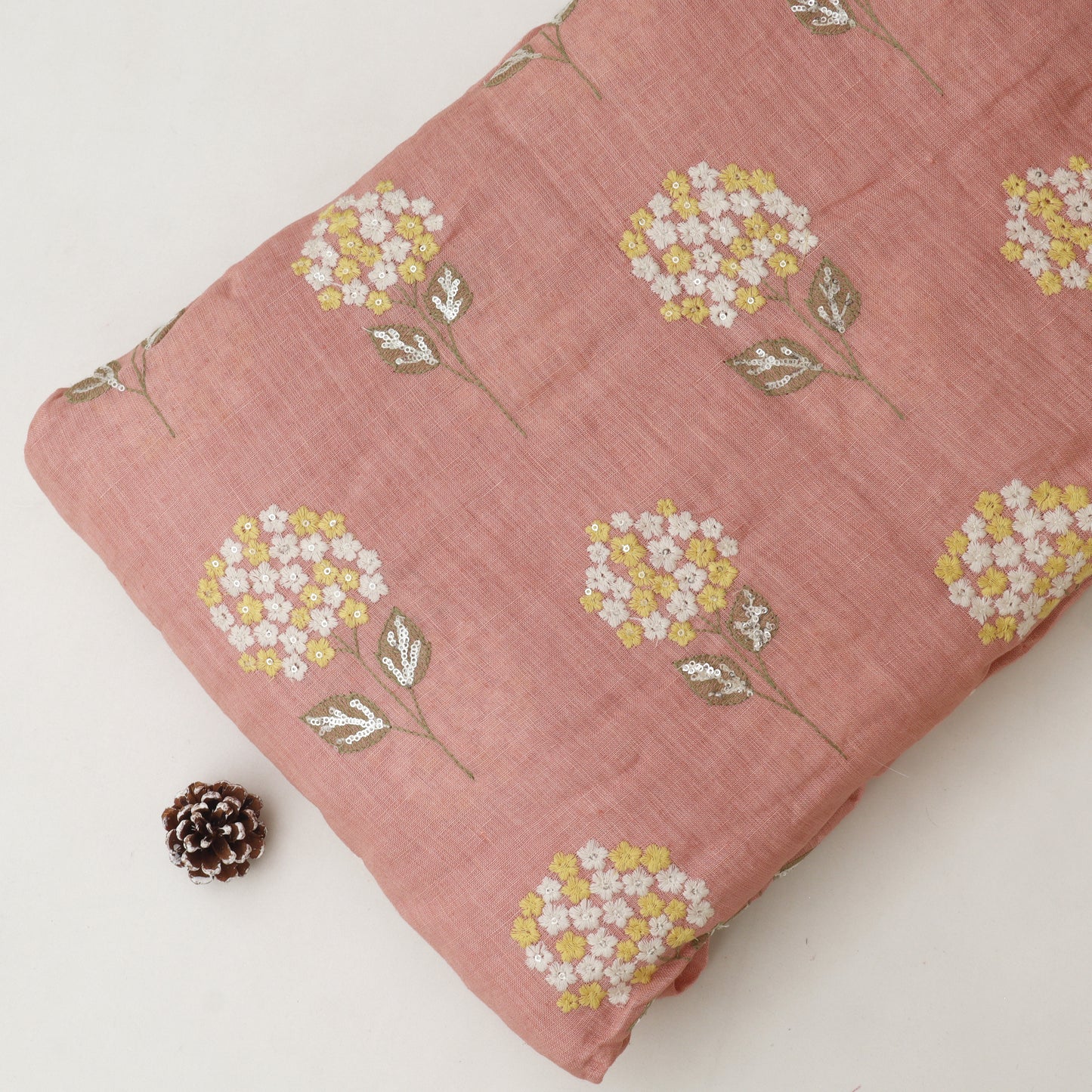 Pure Linen Embroidery Fabric