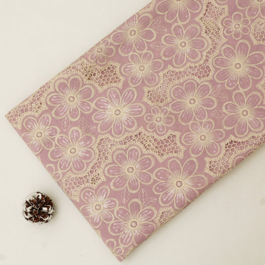 Crepe Embroidery Fabric