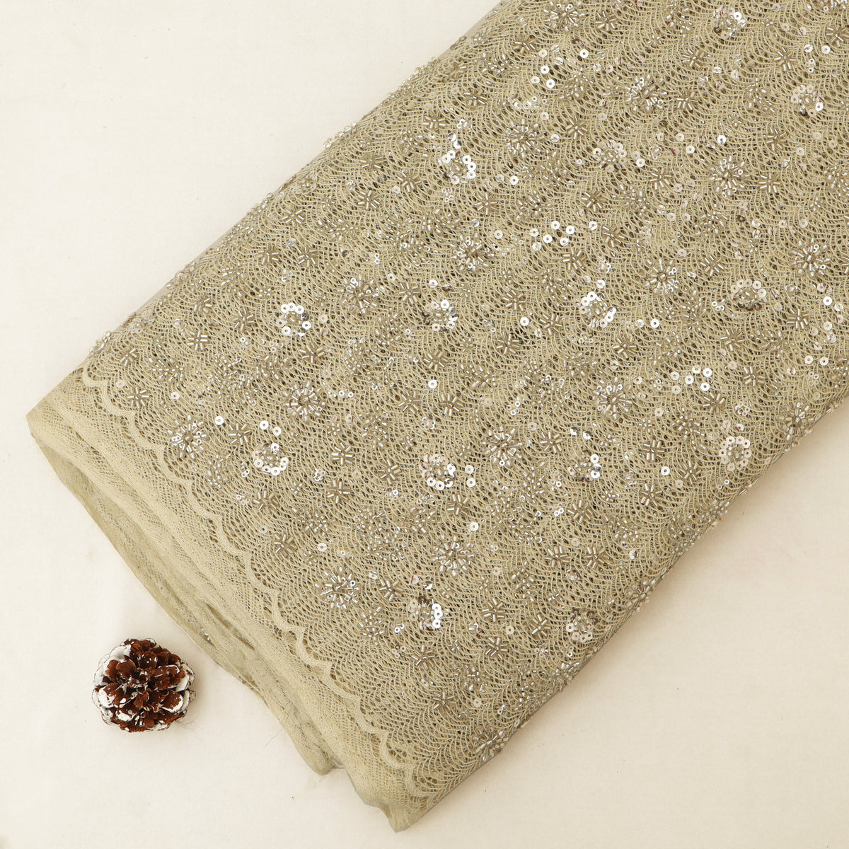 Heavy Net Embroidery Fabric