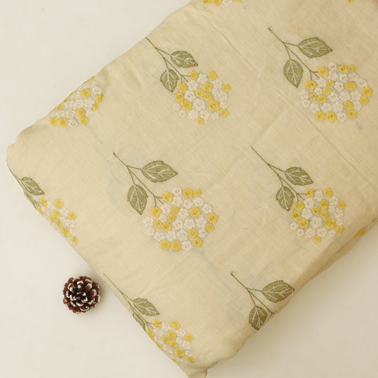 Pure Linen Embroidery Fabric