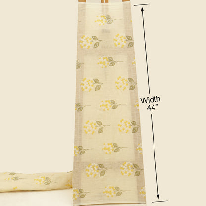 Pure Linen Embroidery Fabric