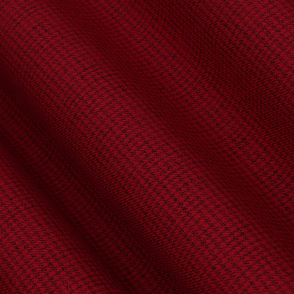 Red Color Pashmina Check Fabric