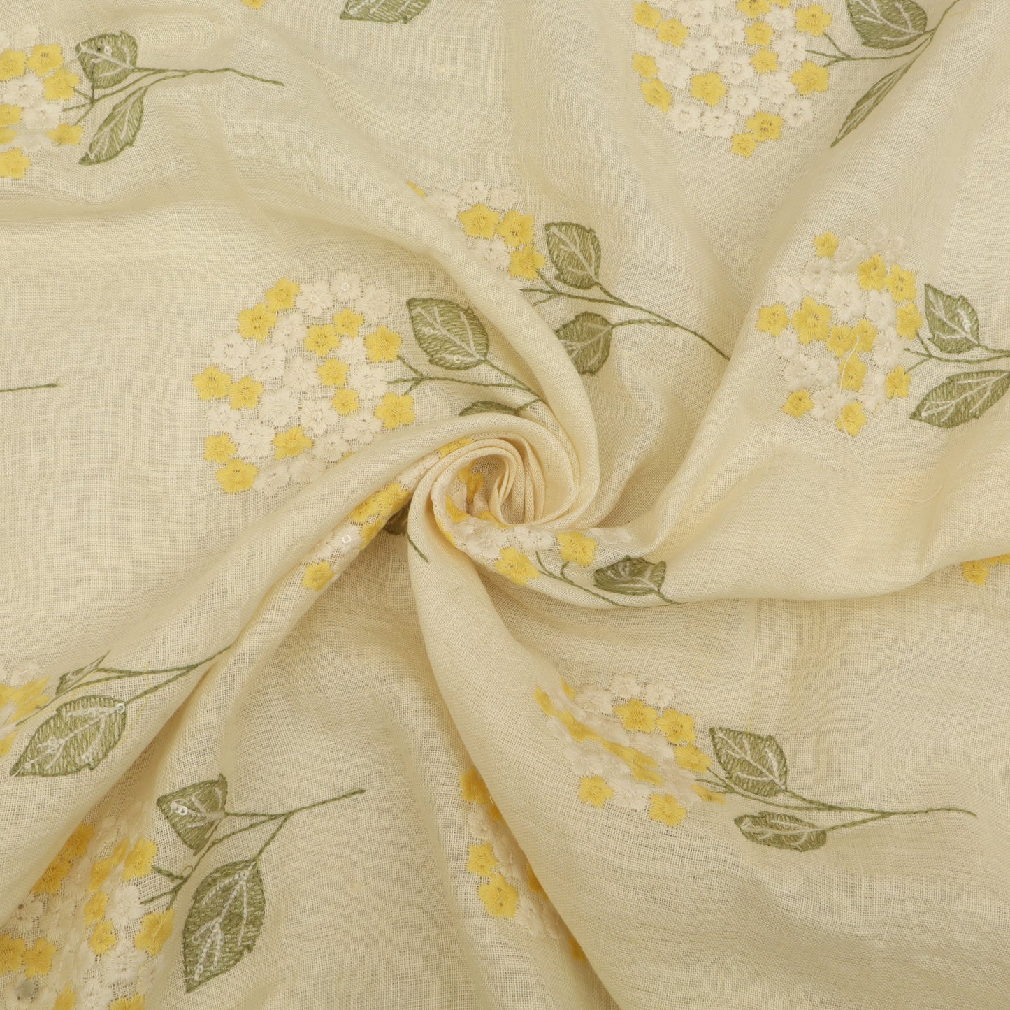 Pure Linen Embroidery Fabric