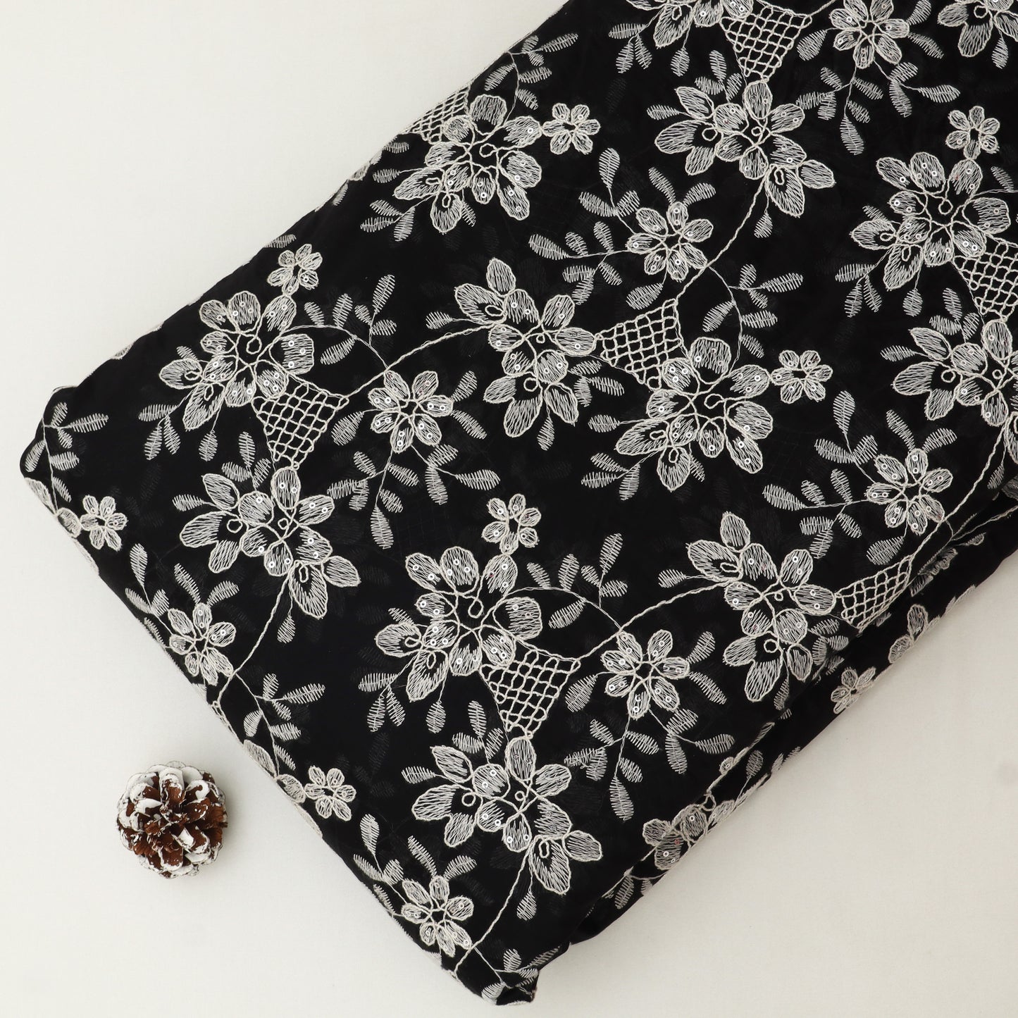Organza Embroidery Fabric