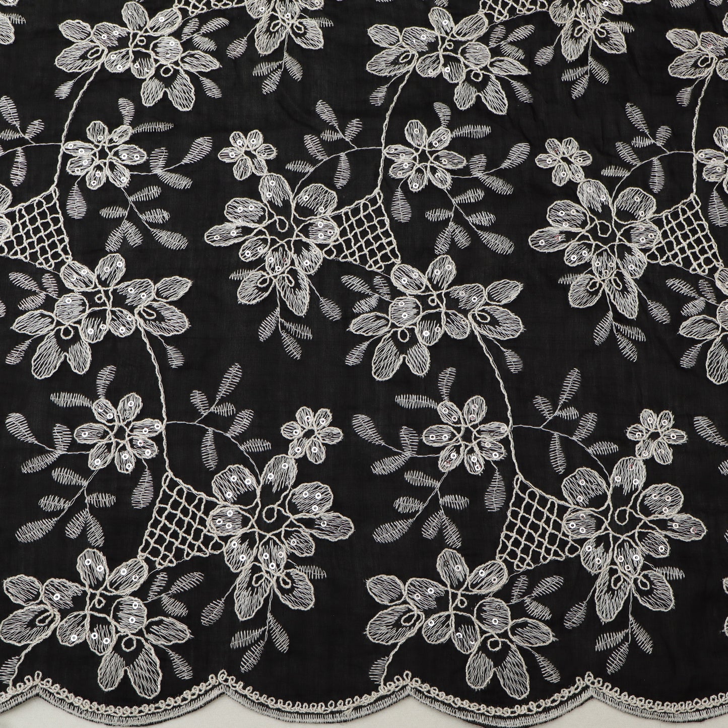 Organza Embroidery Fabric