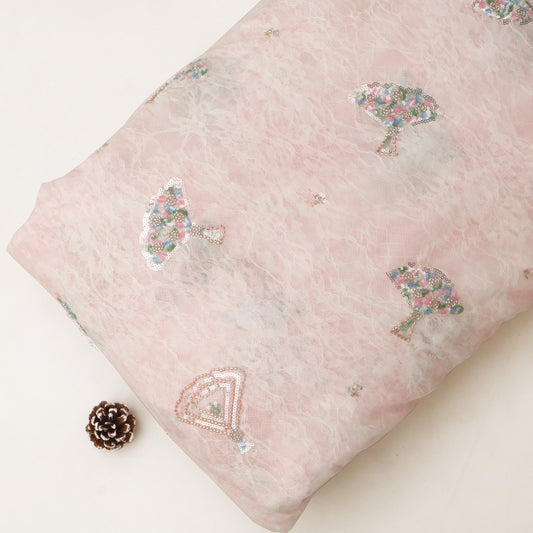 Organza Net Embroidery Fabric