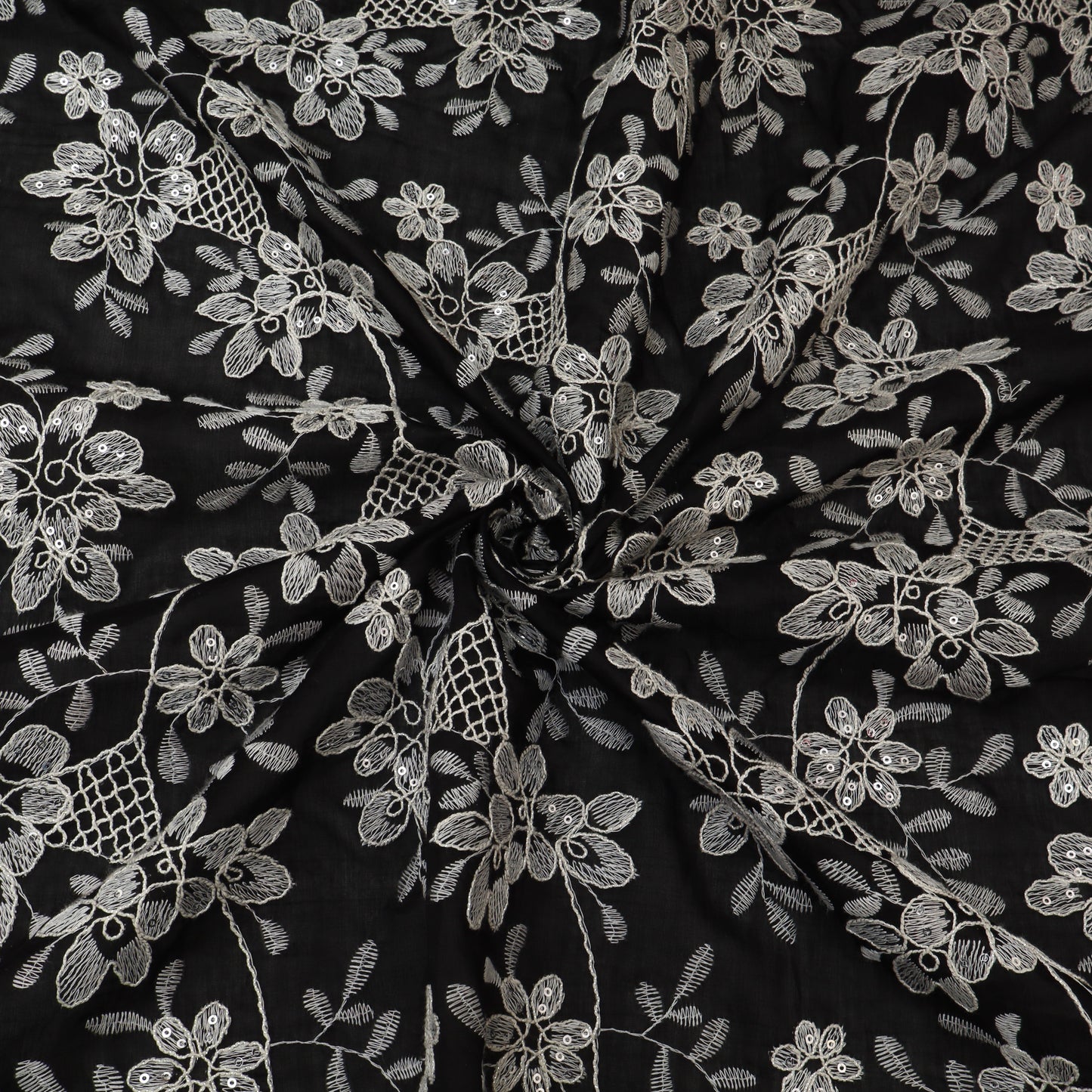 Organza Embroidery Fabric