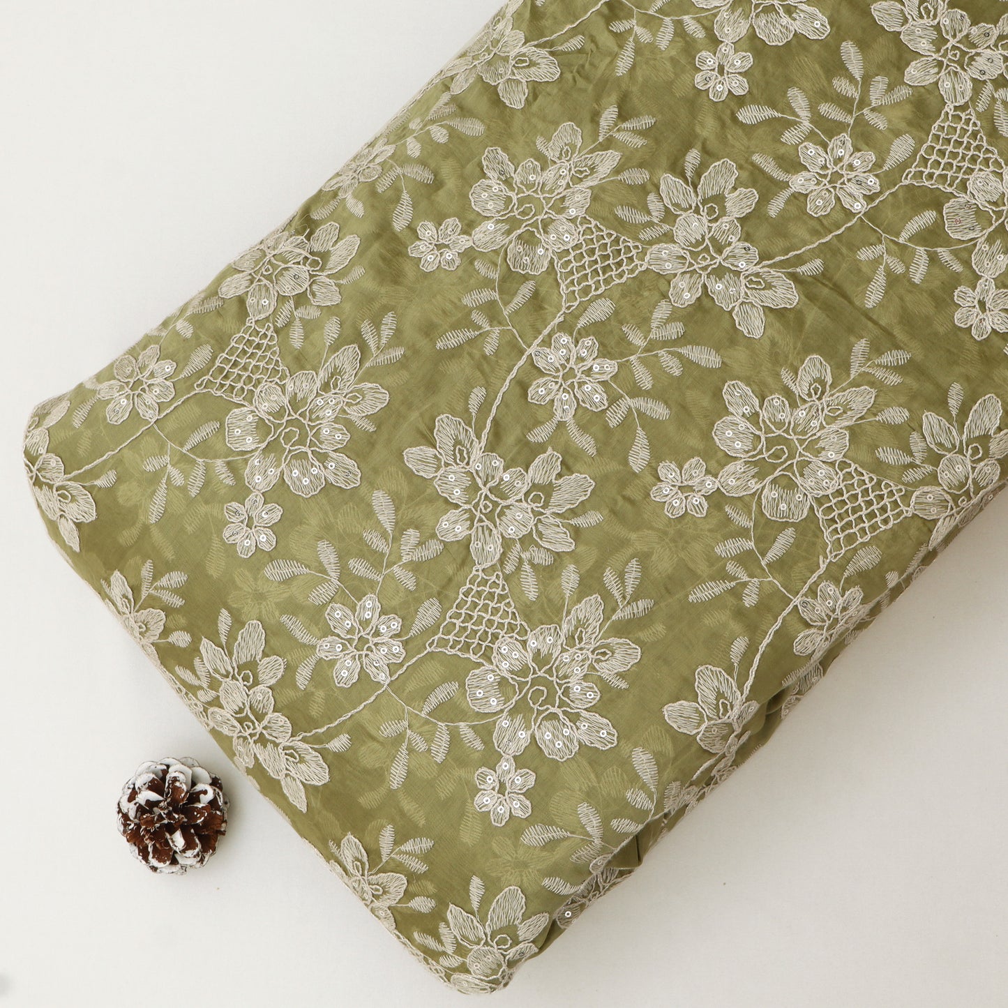Organza Embroidery Fabric