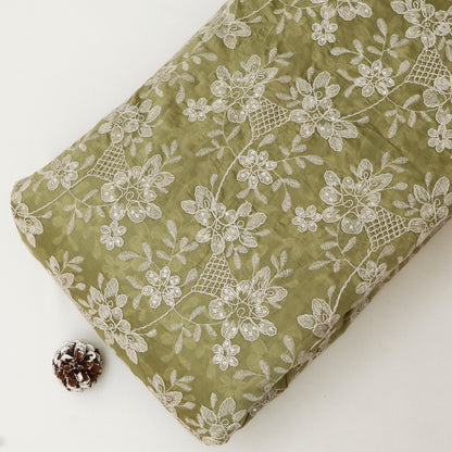 Organza Embroidery Fabric