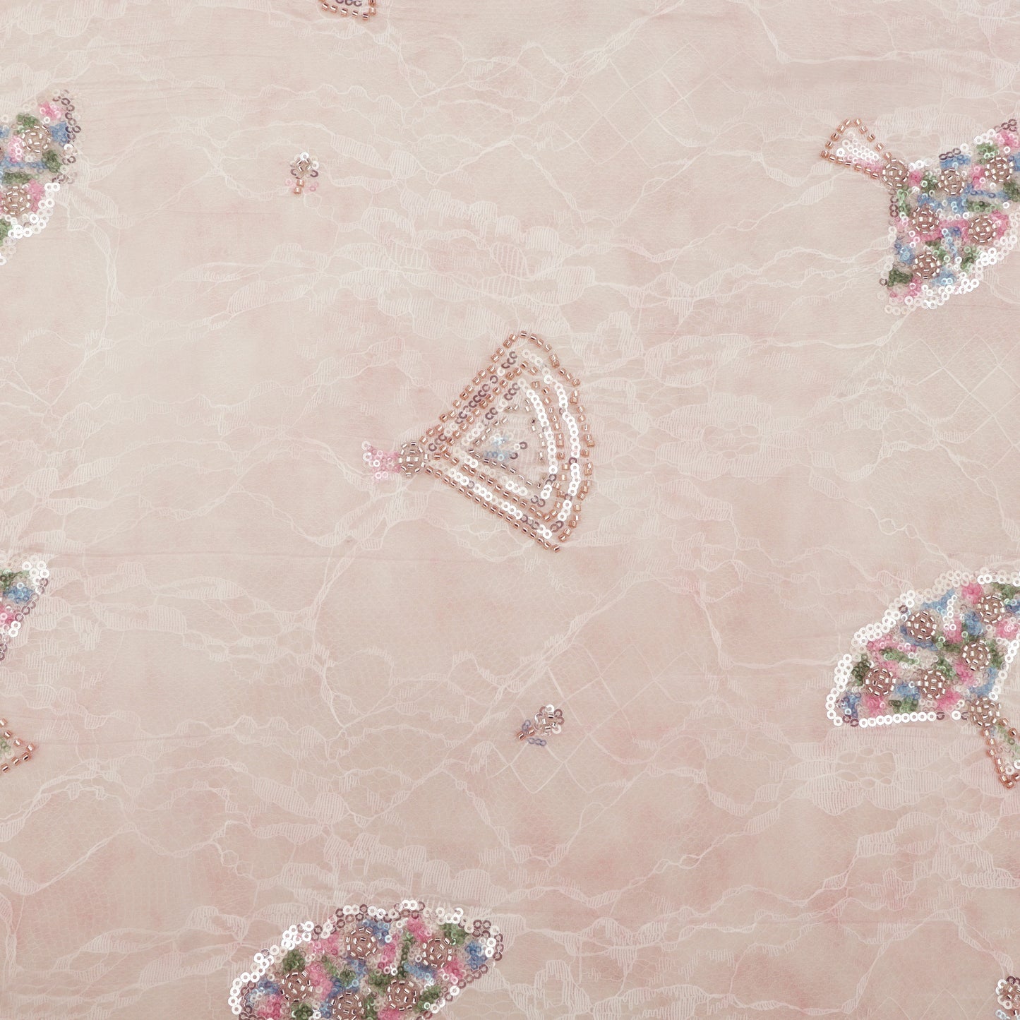 Organza Net Embroidery Fabric