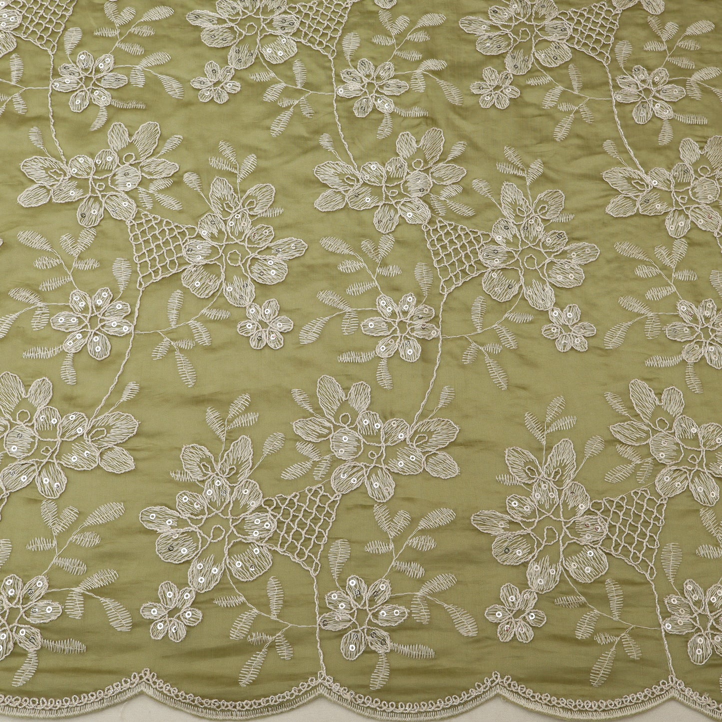 Organza Embroidery Fabric