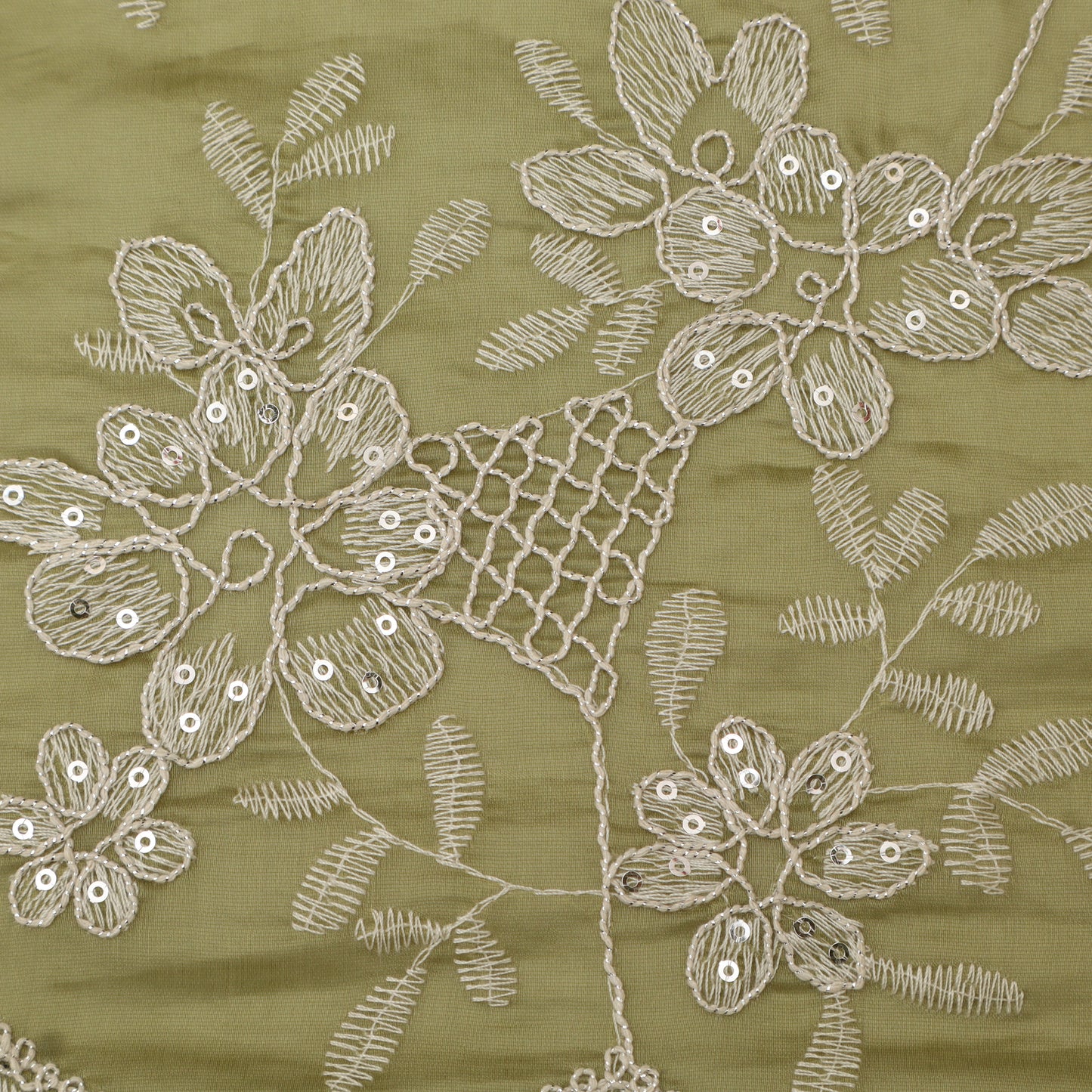 Organza Embroidery Fabric
