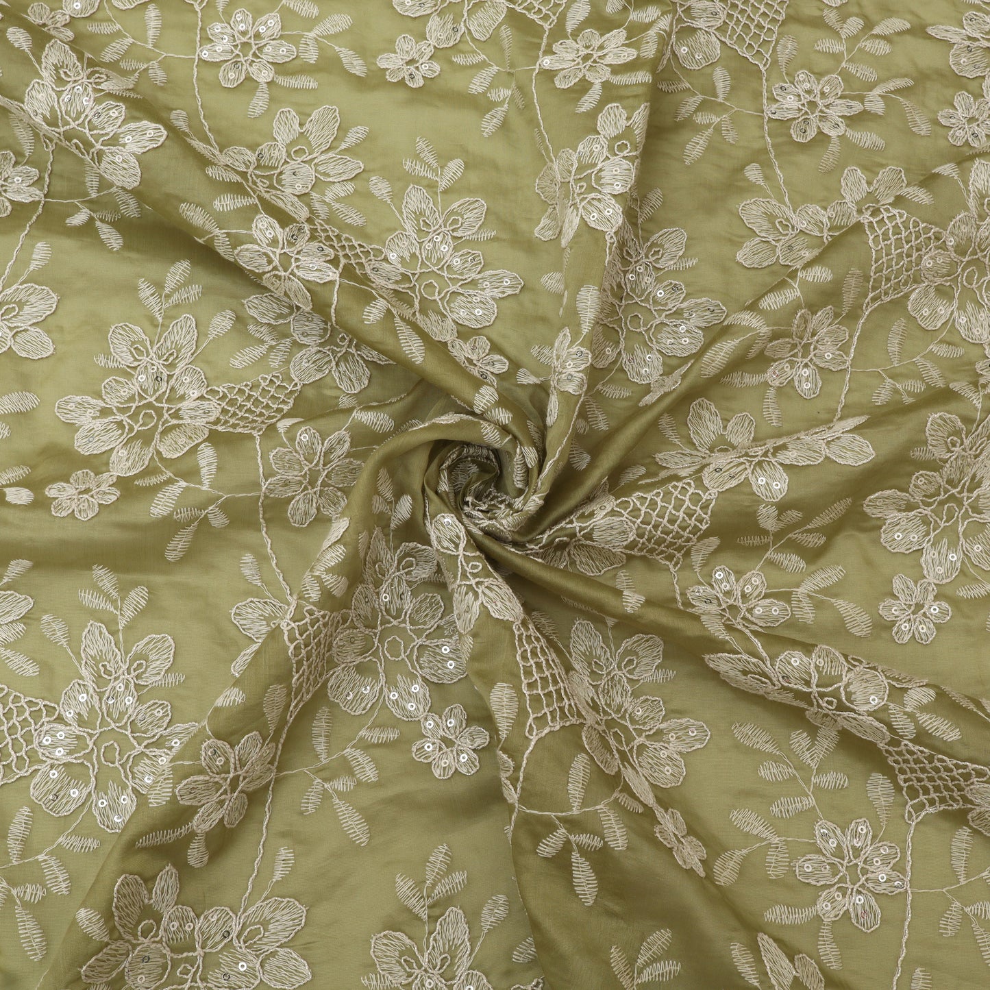 Organza Embroidery Fabric