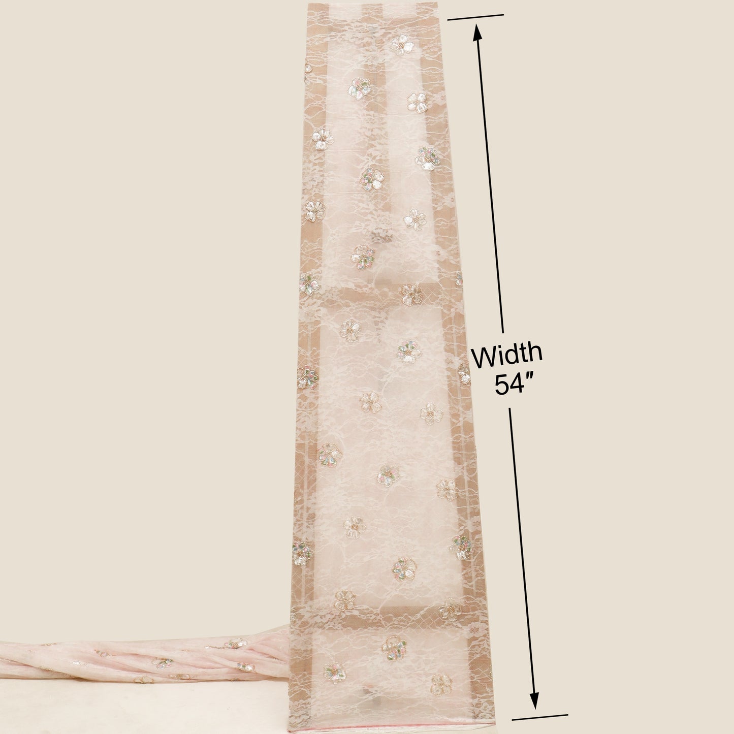 Organza Net Embroidery Fabric
