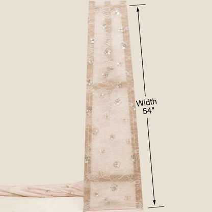 Organza Net Embroidery Fabric