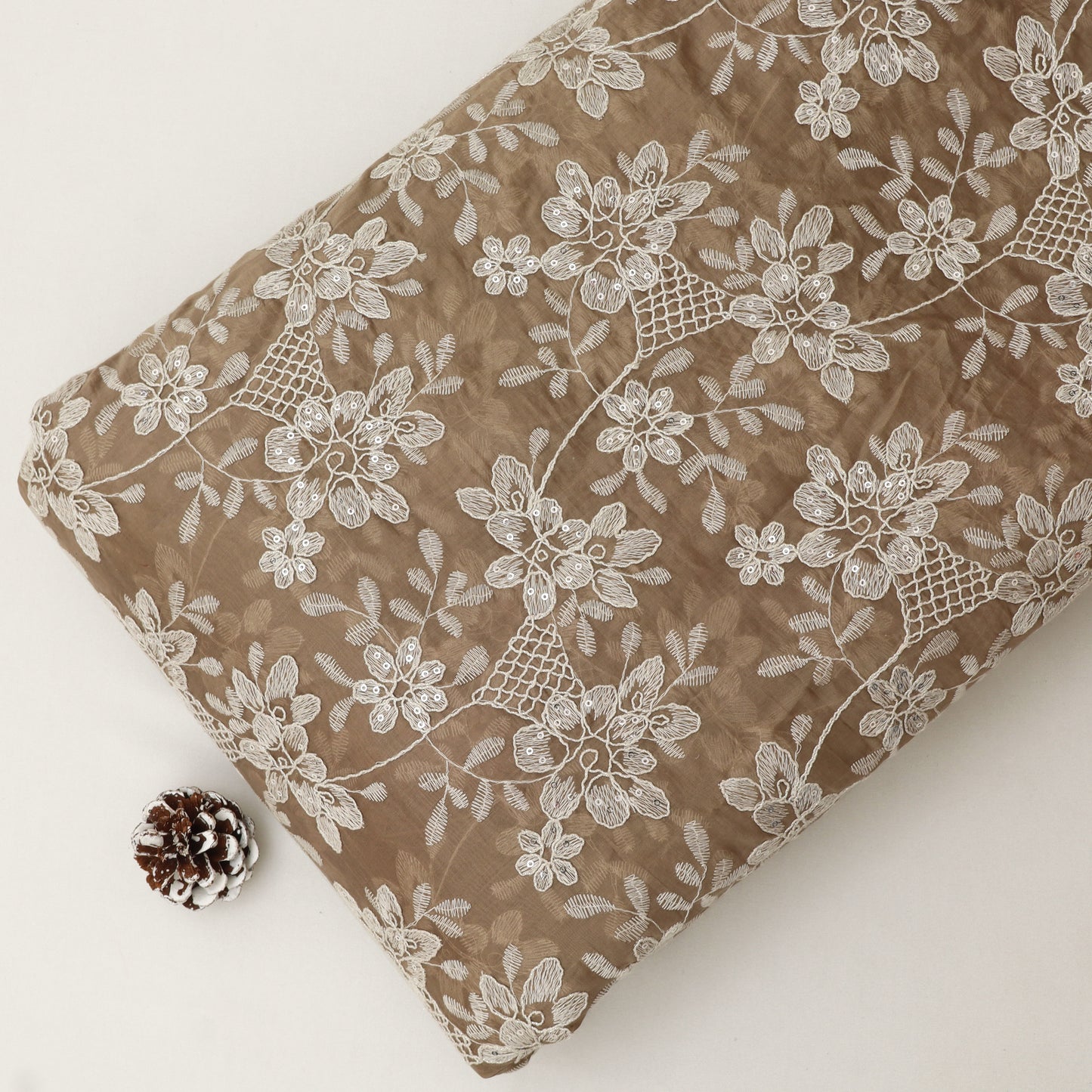 Organza Embroidery Fabric