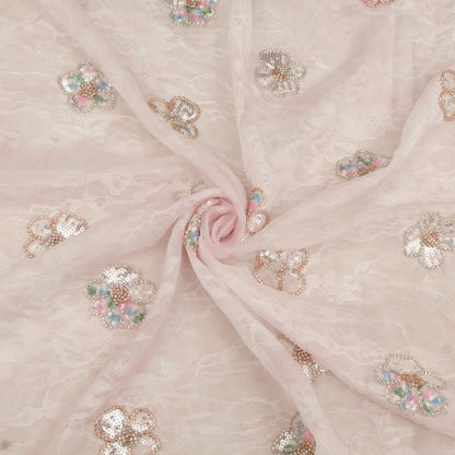 Organza Net Embroidery Fabric