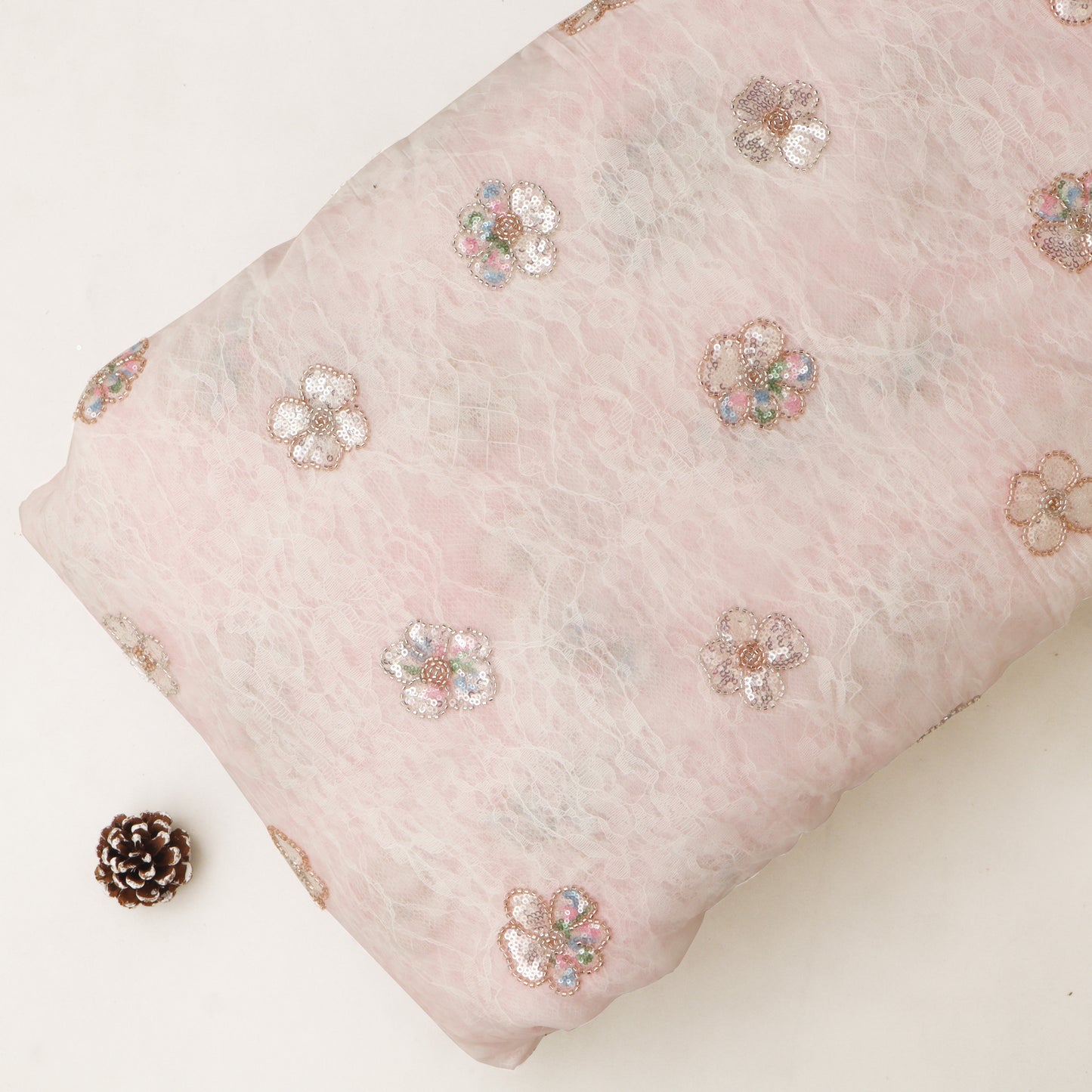 Organza Net Embroidery Fabric