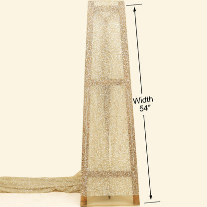 Heavy Net Embroidered Fabric