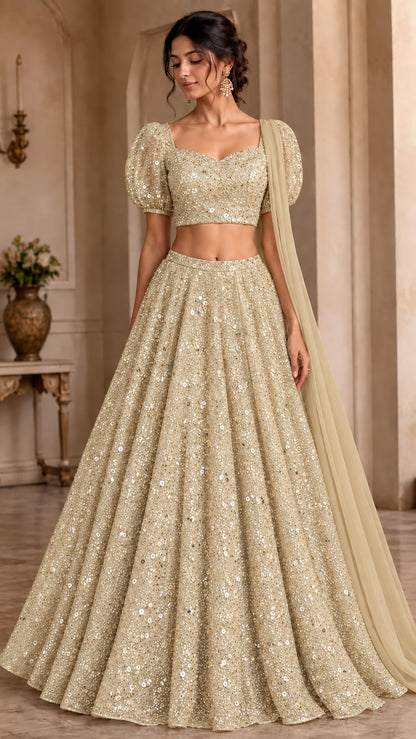 Heavy Net Embroidered Fabric