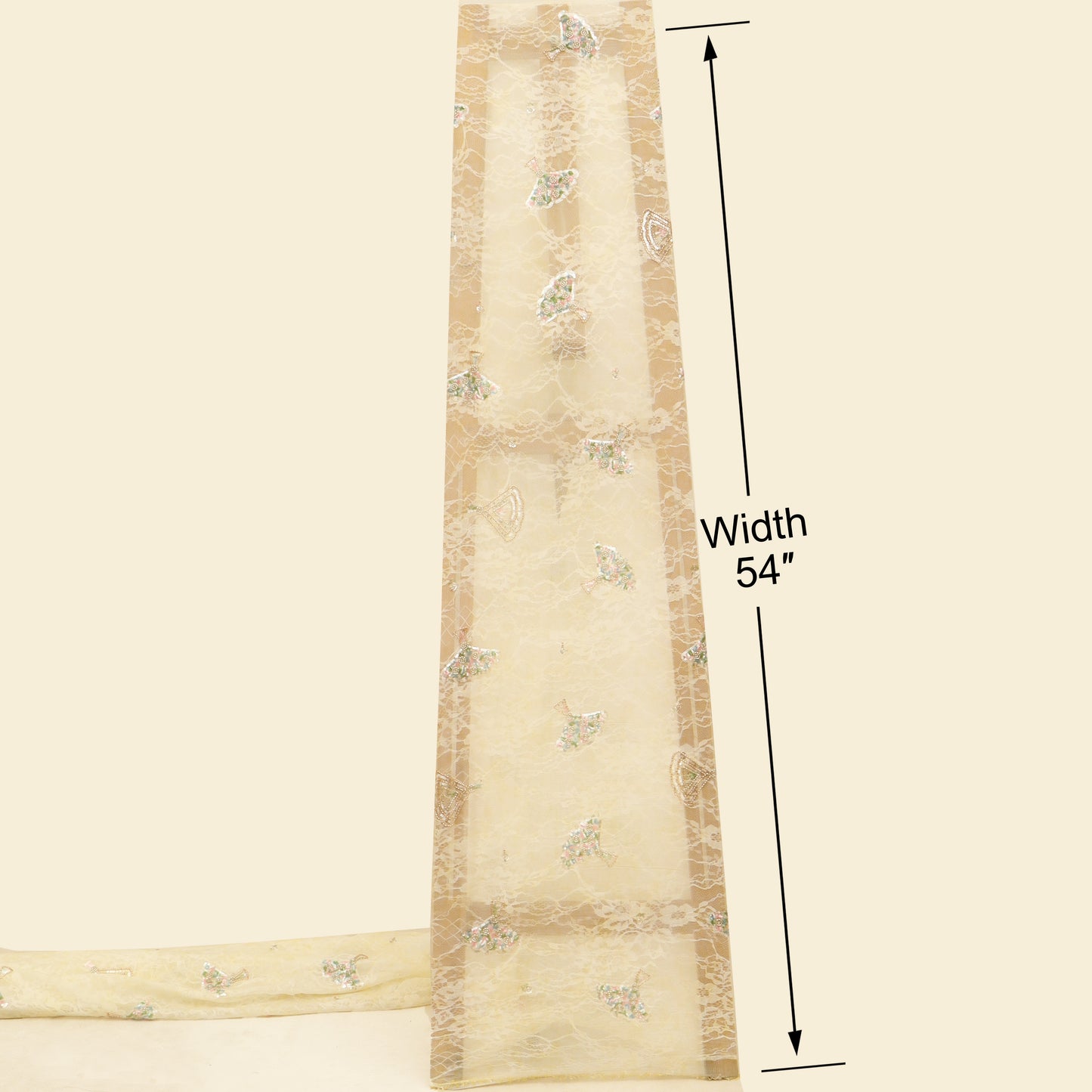 Organza Net Embroidery Fabric