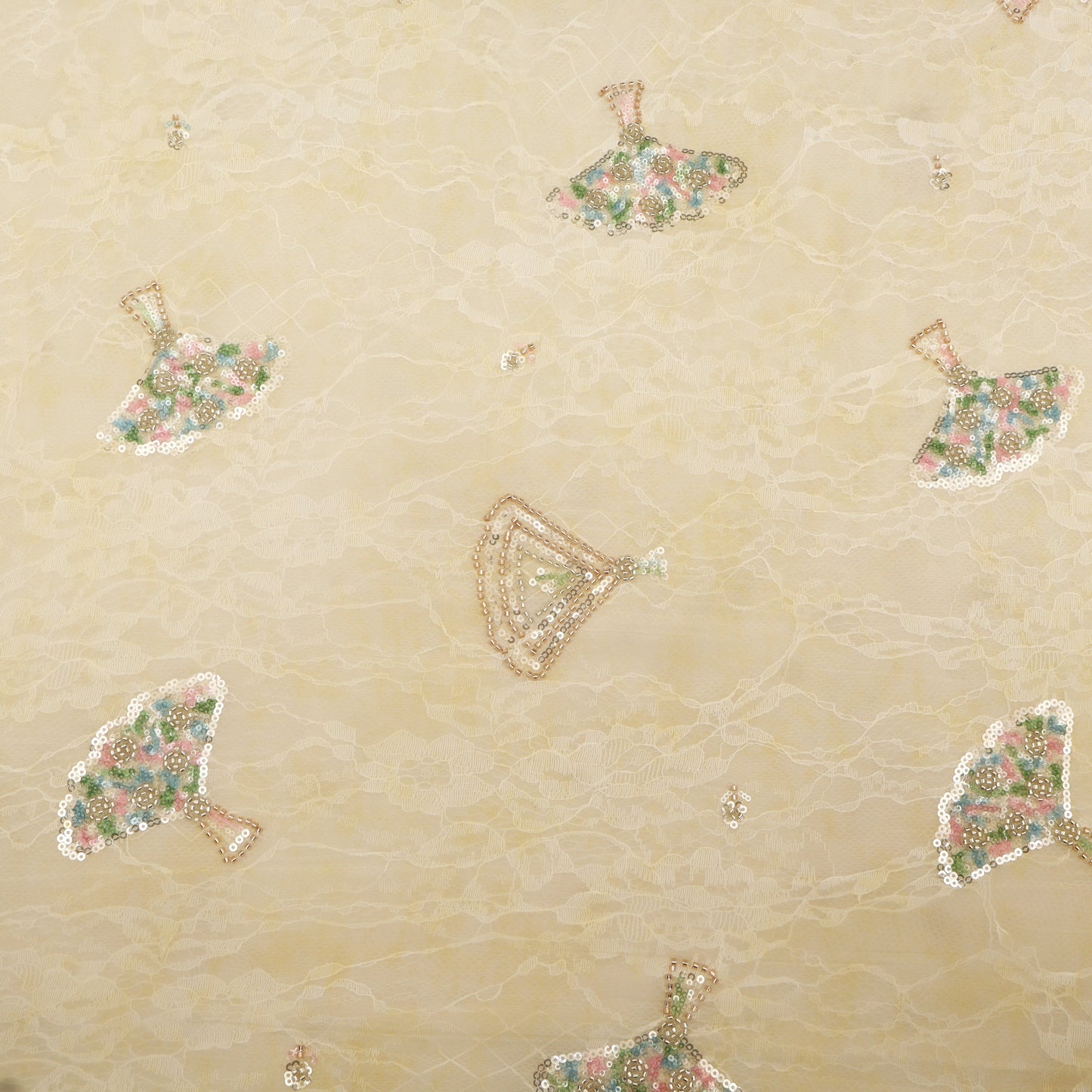 Organza Net Embroidery Fabric