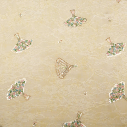 Organza Net Embroidery Fabric