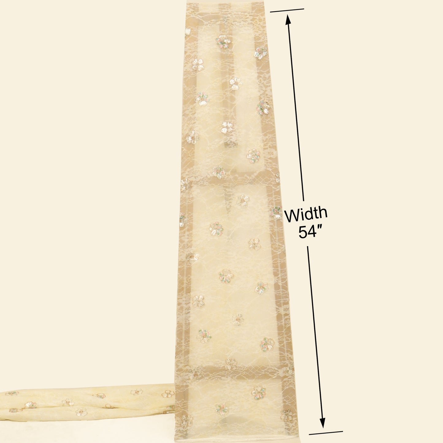 Organza Net Embroidery Fabric