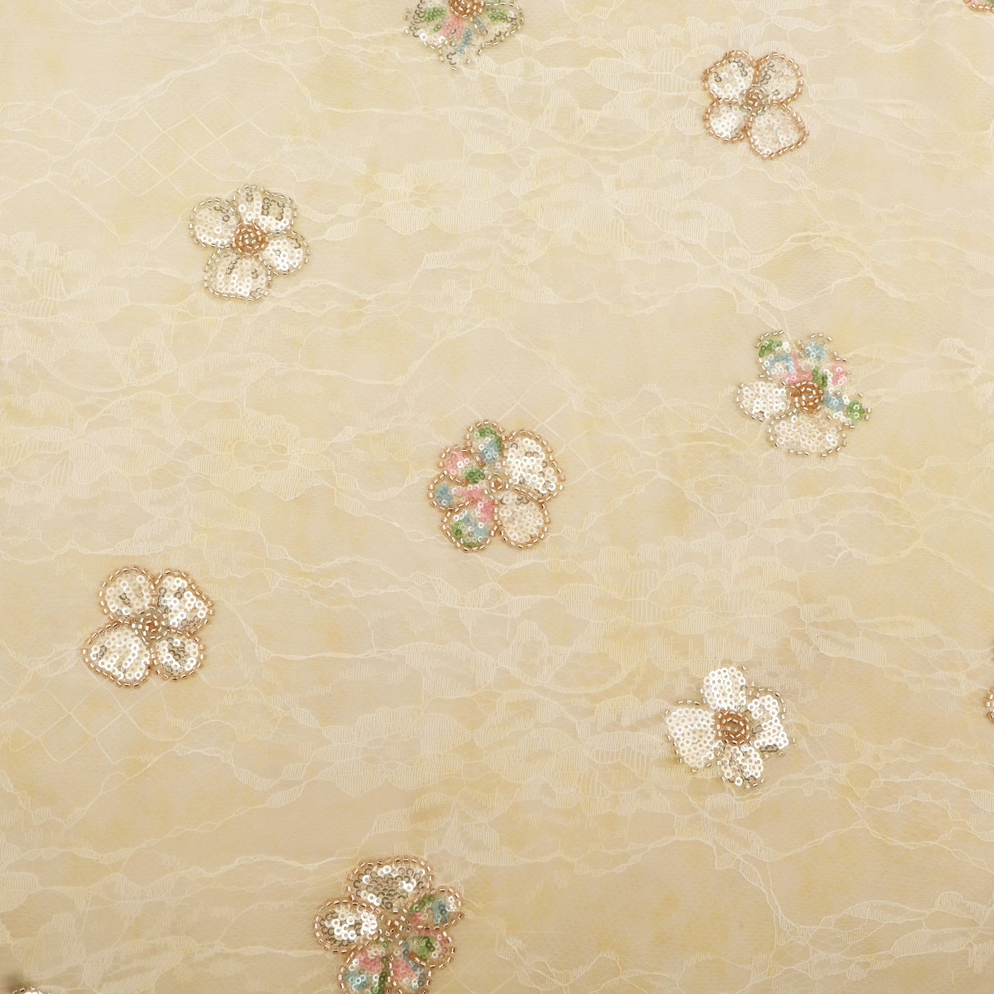 Organza Net Embroidery Fabric