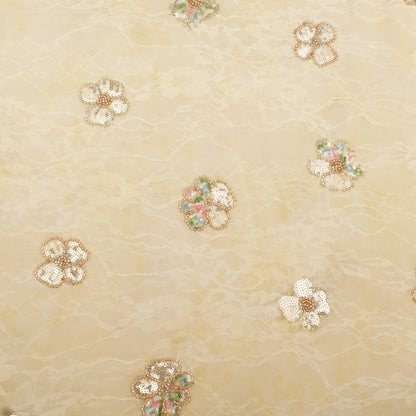 Organza Net Embroidery Fabric