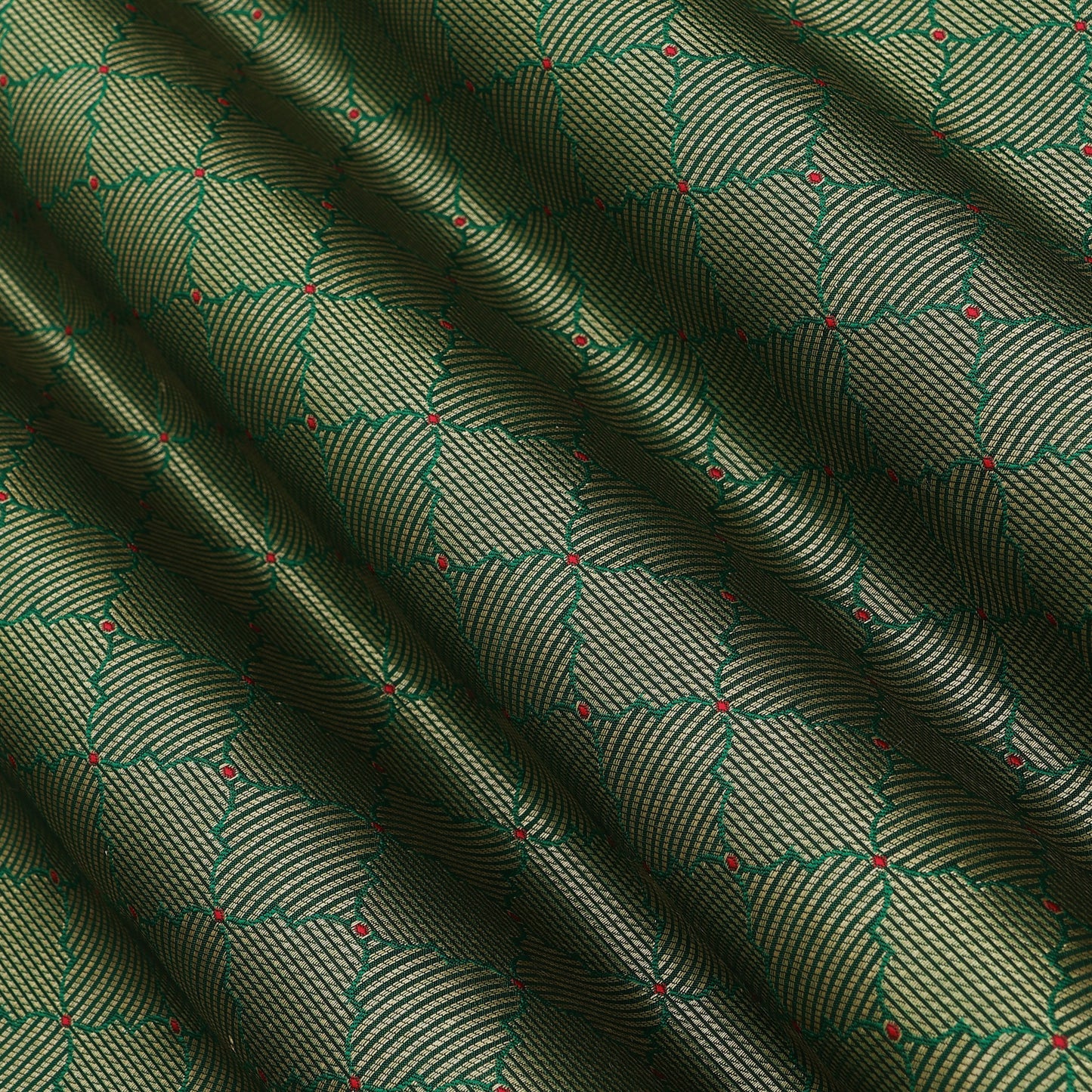 Pure Katan Meena Brocade Fabric