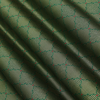 Pure Katan Meena Brocade Fabric